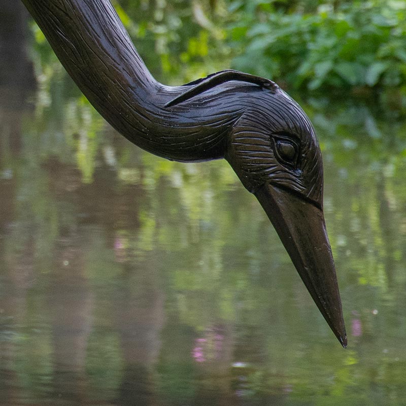 Home & Garden UK Giant Crane Garden Statue image 0