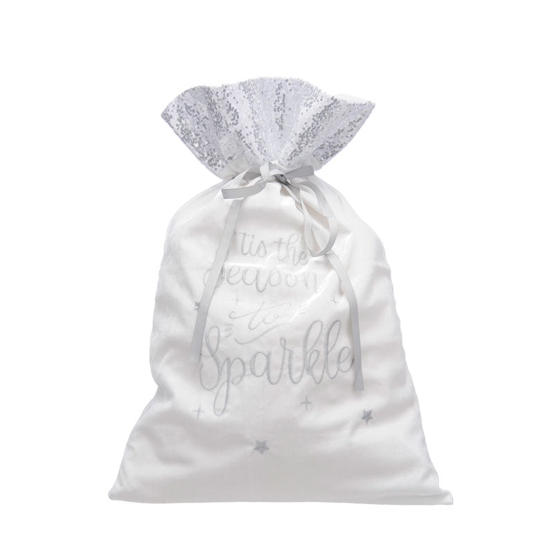 Festive Tis The Season White Sack image 0
