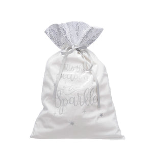 Festive Tis The Season White Sack image 0
