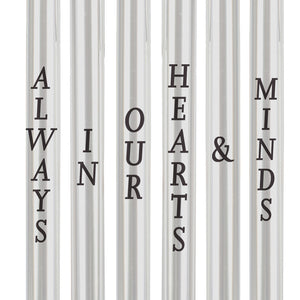 Symphony Memorial Wind Chime with Silver Finish, size 86cm image 2