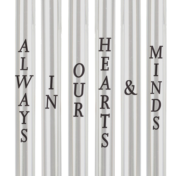 Symphony Memorial Wind Chime with Silver Finish, size 86cm image 2