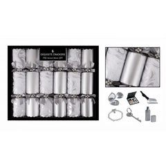 Harvey & Mason 6 Exquisite Silver Marble Crackers image 0