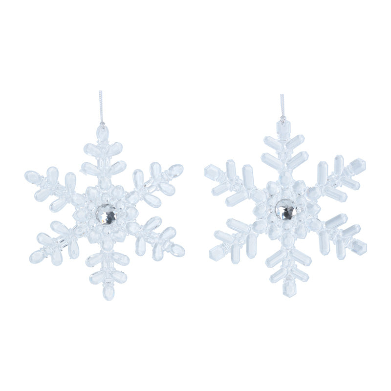 Gisela Graham Acrylic Snowflake (Assorted Designs) image 0