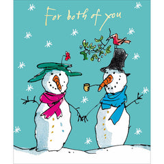 Woodmansterne Snowmen Christmas Card image 0
