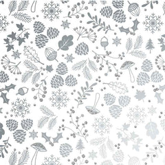 Uniqueco Icons Silver Luxe Gift Wrap (2m) image 0