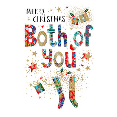 Nigel Quiney Bright Stockings Christmas Card image 0