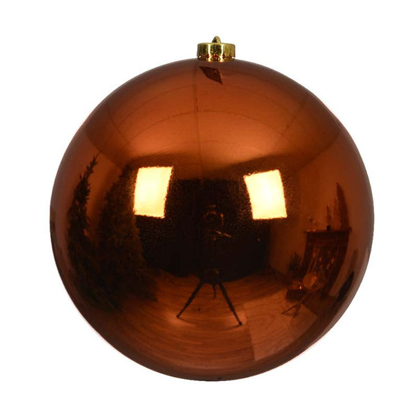Decoris Large Shatterproof Bauble in Warm Cider image 0