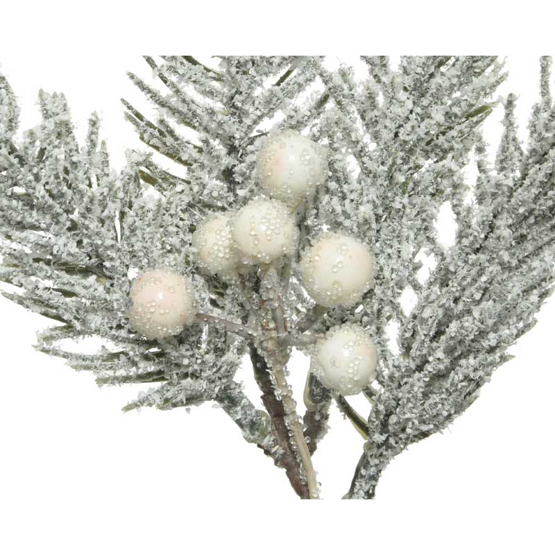 Everlands Small Frosted Pine Pick image 0