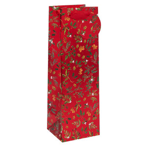 Glick Merry Christmas Foliage Gift Bag - Bottle image