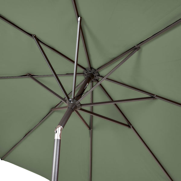 Platinum Riva 3m Round Crank & Tilt Parasol – Olive image 8