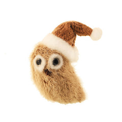 SageDecor Brown Fabric Owl image 0