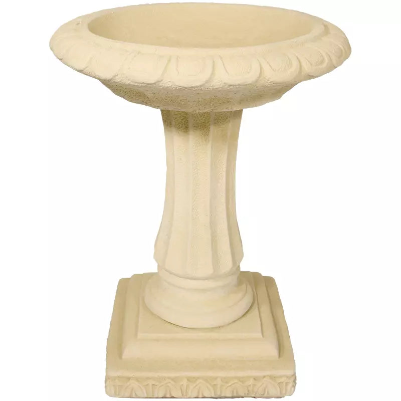 Willowstone Medium Victorian Bird Bath - Cream image 0