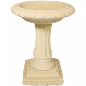 Willowstone Medium Victorian Bird Bath - Cream image 0