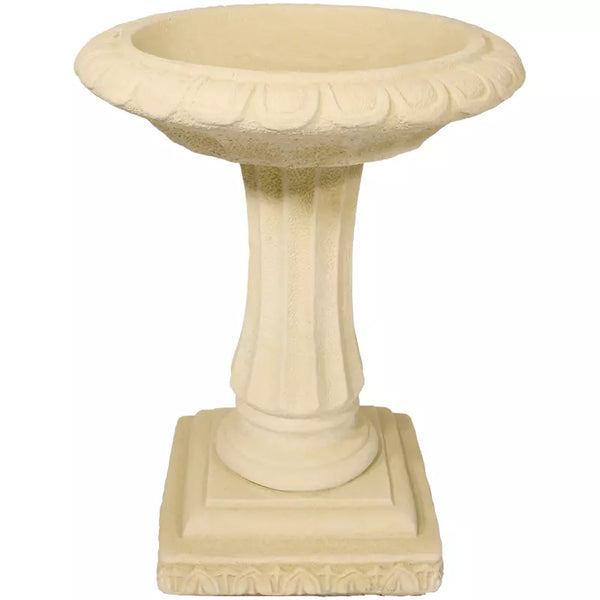 Willowstone Medium Victorian Bird Bath - Cream image 0