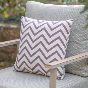 Bramblecrest Square Scatter Cushion, 45 x 45cm - Chevron Cocoa image 2