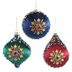 Gisela Graham Fabric Shape with Jewels (Assorted Designs) image 0