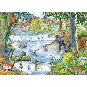 House Of Puzzles Sparkling Waters Big 250 Piece Jigsaw Puzzle image 0