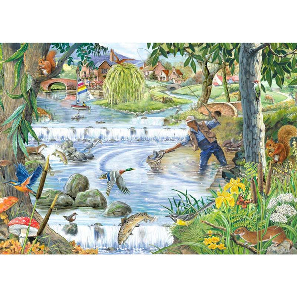 House Of Puzzles Sparkling Waters Big 250 Piece Jigsaw Puzzle image 0
