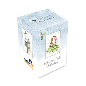 Wrendale Designs Charity Mini Boxed Cards - Guinea Pig (Pack of 16) image 1