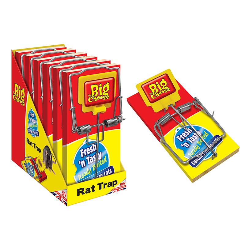 The Big Cheese Fresh n Tasty™ Ready Baited Rat Trap image 0