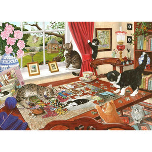 House of Puzzles Puzzling Paws 1000 Piece Jigsaw Puzzle image 0