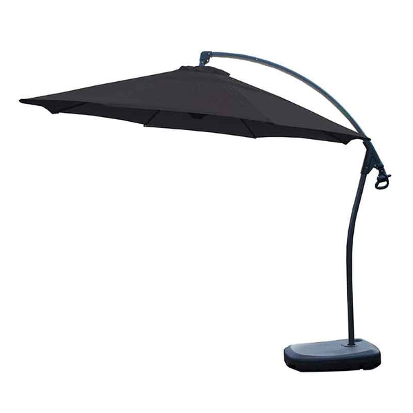 Bramblecrest Gloucester 3m Round Cantilever Parasol in Grey with Base & Cover image 5