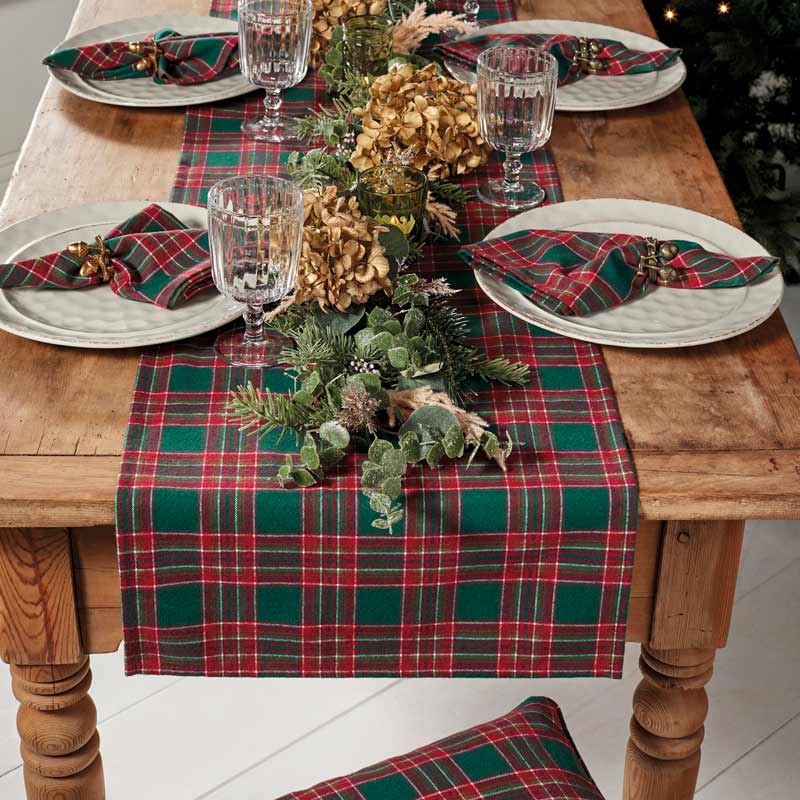 Walton & Co Festive Tartan Table Runner image 0