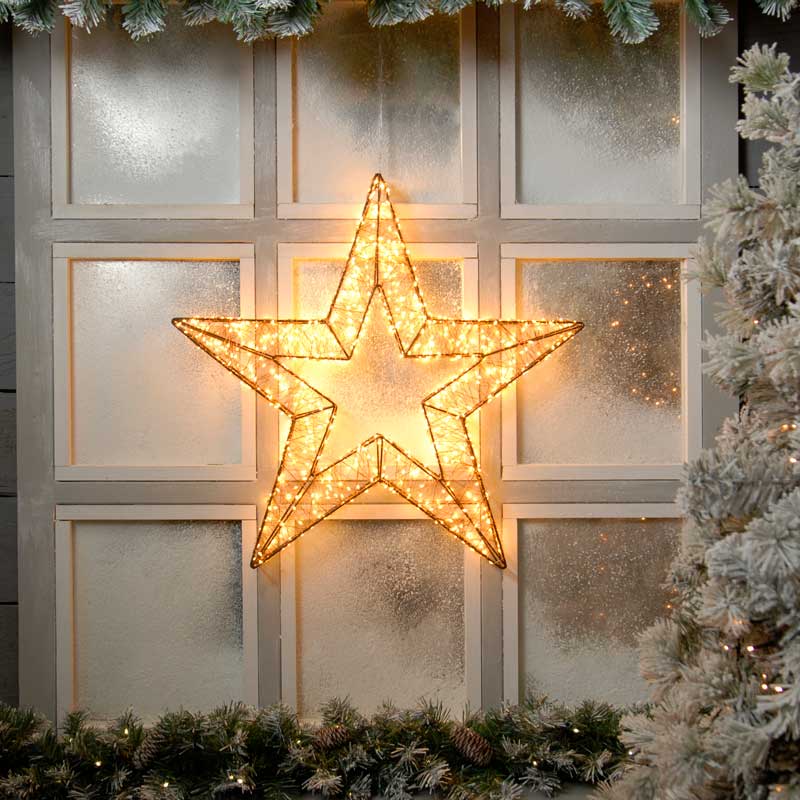Festive Lit Dewdrop Star image 0