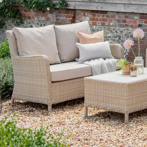 Bramblecrest Chedworth Garden Lounge Set in Sandstone Weave image 4