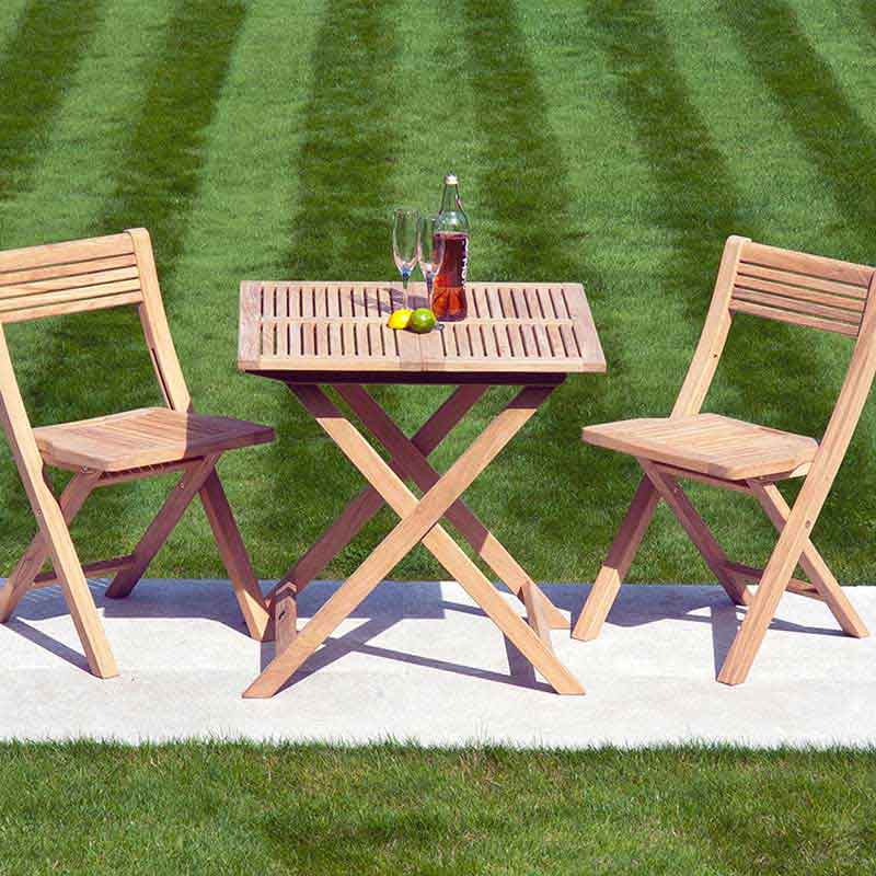 Alexander Rose Roble Wooden Folding Bistro Set image 0