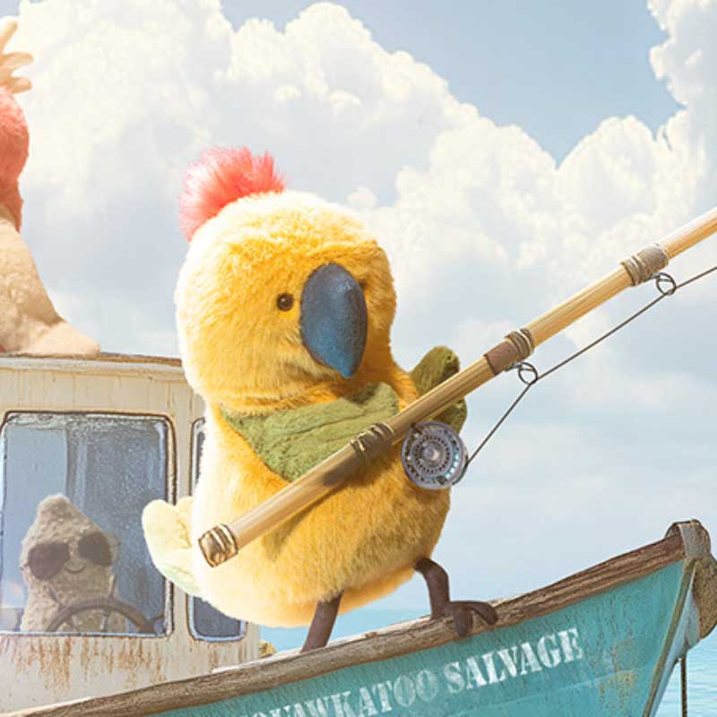 Jellycat Budgeby Parrot