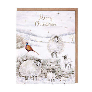 Wrendale Designs Notecard Pack - Merry Christmas To Ewe (Pack of 8) image 1