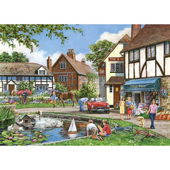 House of Puzzles A Busy Day 1000 Piece Jigsaw Puzzle image 0