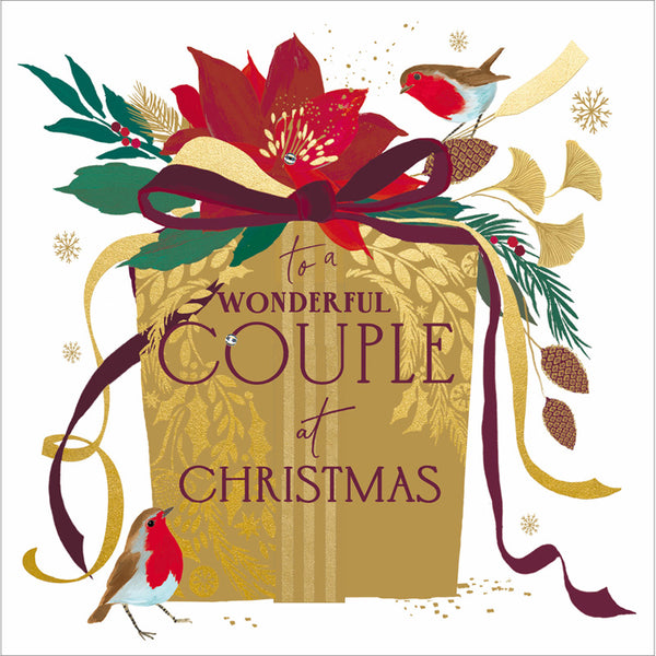 Woodmansterne Christmas Gift Special Couple Christmas Card image 0