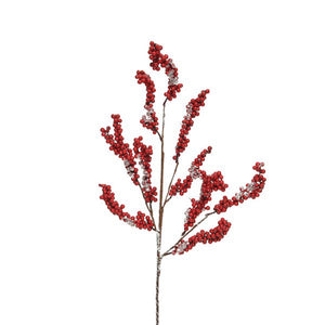 Everlands Red Foam Berry Spray (75cm) image 0