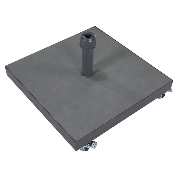 Platinum Ceramica Wheeled Parasol Base - Anthracite image 3