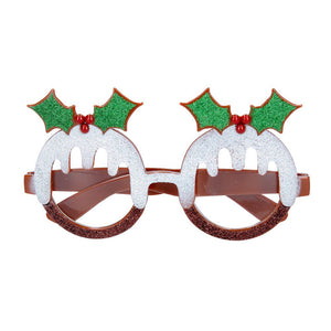 Gisela Graham Christmas Pudding Glasses image 0