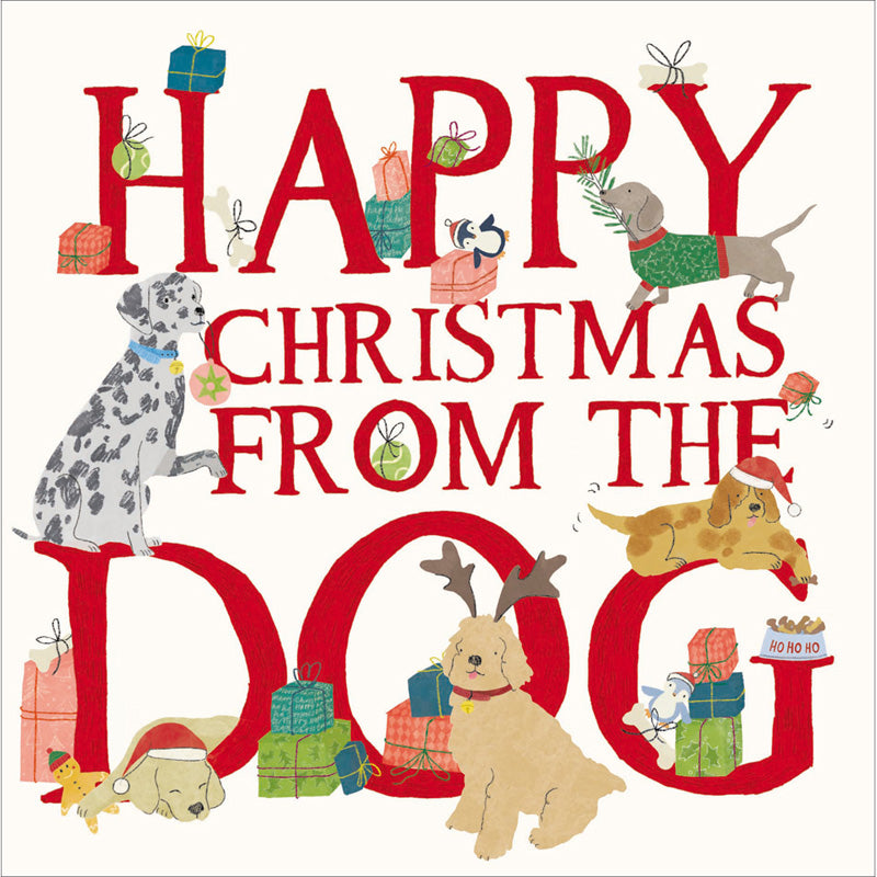 Woodmansterne Sweet From the Dog Christmas Card image 0