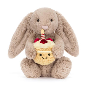 Jellycat Bashful Beige Bunny 'Birthday' image 3
