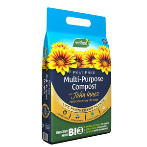 Westland Peat Free Multi-Purpose Compost with added John Innes (10 litres) image 0
