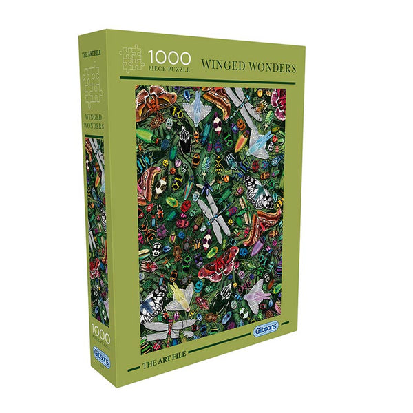 Gibsons The Art File: Winged Wonders 1000 Piece Puzzle image 1