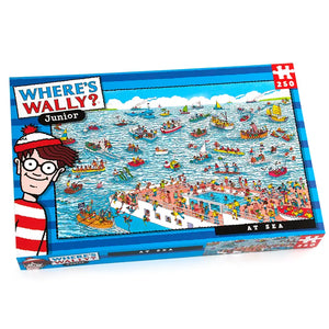Where's Wally At Sea 250 Piece Jigsaw Puzzle image 0