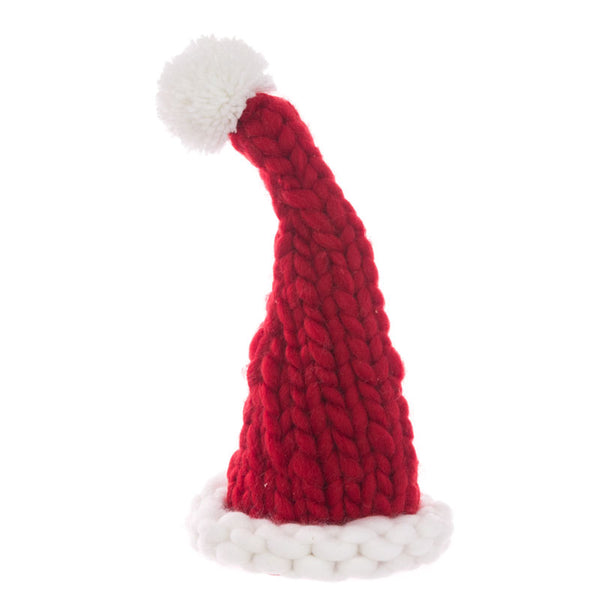 Floralsilk Knit Santa Hat Tree Topper image 0