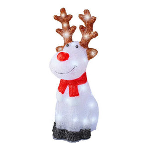 Lumineo LED Acrylic Smiling Reindeer image 0