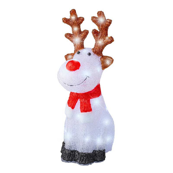 Lumineo LED Acrylic Smiling Reindeer image 0