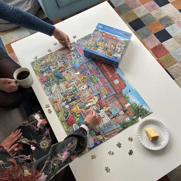 Gibsons Pots & Penny Farthings 1000 Piece Jigsaw Puzzle image 1
