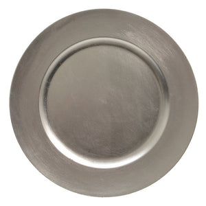 Decorative Charger Plate - Silver image