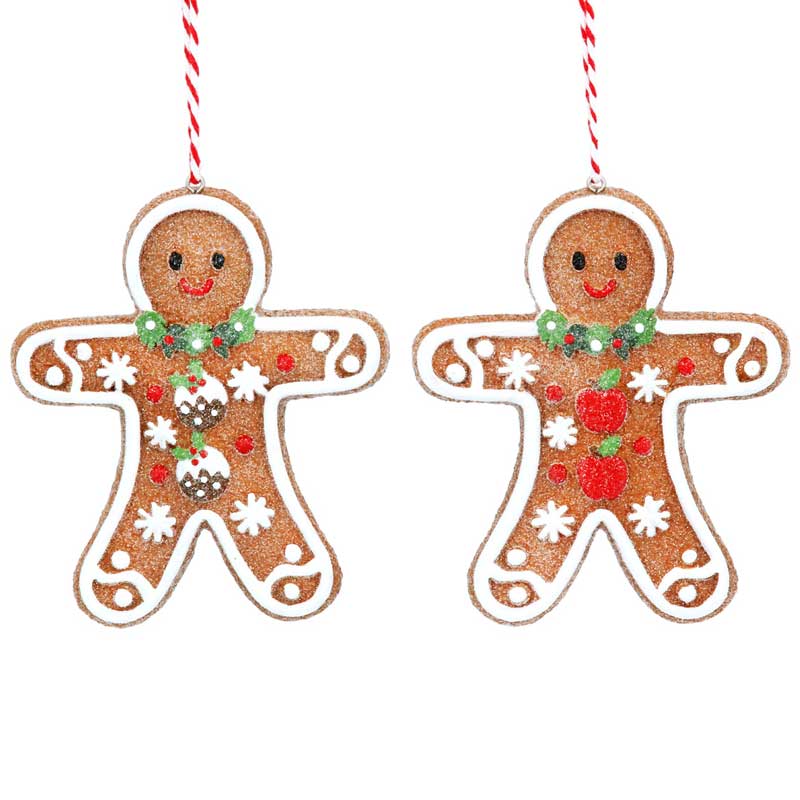 Gisela Graham Resin Gingerbread Man (Assorted Designs) image 0