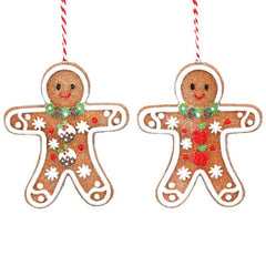 Gisela Graham Resin Gingerbread Man (Assorted Designs) image 0