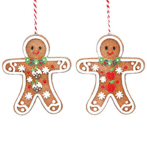 Gisela Graham Resin Gingerbread Man (Assorted Designs) image 0